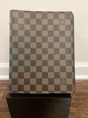Louis Vuitton Damier Ebene Canvas Desk Agenda Cover